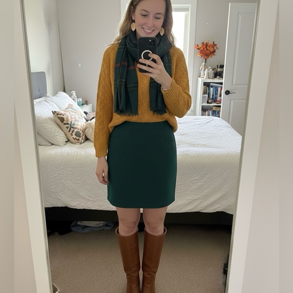 J. Crew Wool Pencil Skirt